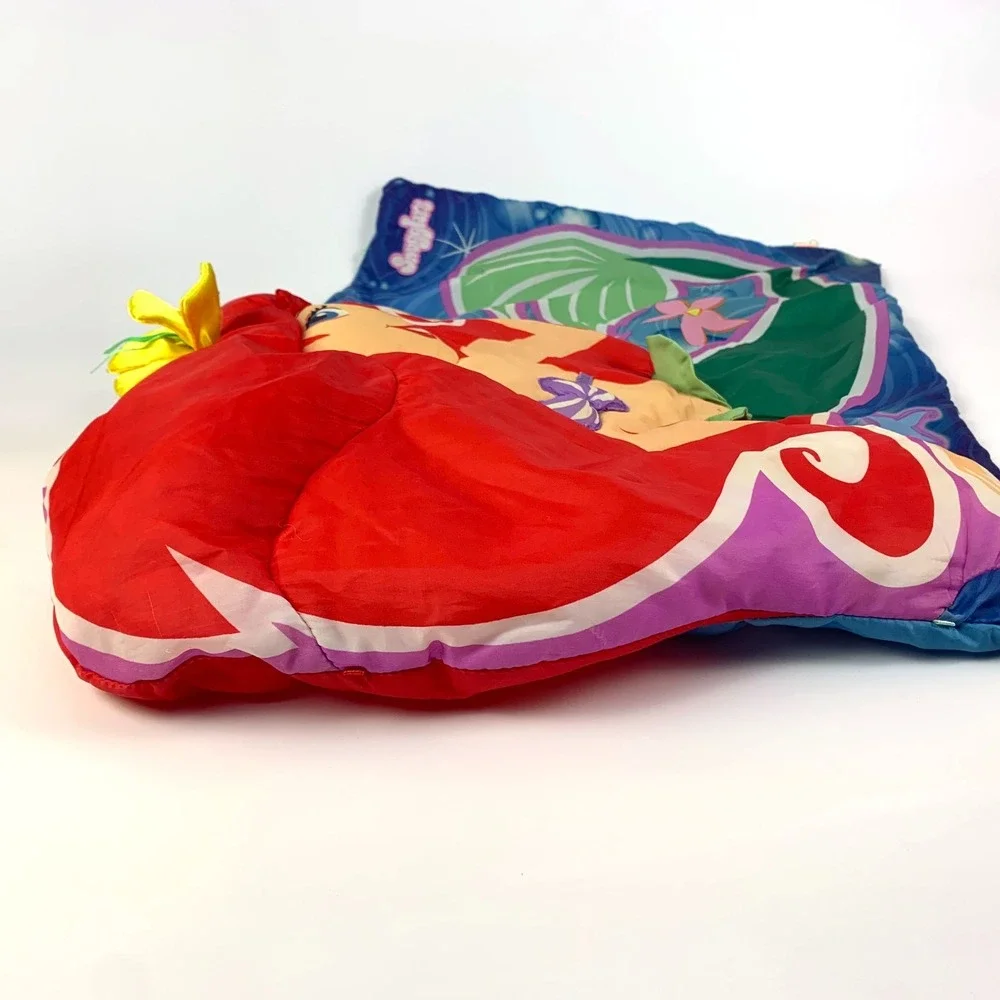 VTG Snugglers Disney Princess The Little Mermaid Ariel‎ Pillow Case 3D Stuffed